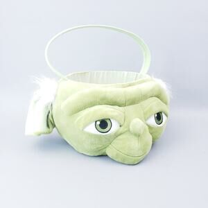 Star Wars YODA Green Halloween Trick Treat Candy Bucket Pail / Easter Basket